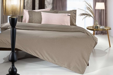 Παπλωματοθήκη Βαμβακοσατέν King Size 255x245εκ. Minimal Wenge Guy Laroche
