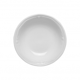 Μπωλ Σερβιρίσματος Πορσελάνης Ανάγλυφο White 16,5εκ. Athenee Estia 07-13509