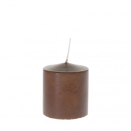 Κερί Παραφίνης Κύλινδρος Καφέ 7x8εκ. iliadis 33407