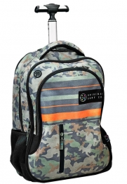 Τσάντα Τρόλεϊ Ανατομική Retro Camo Maui 37x28x53εκ. 50-3476