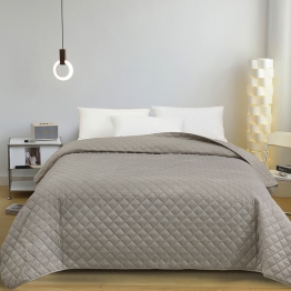 Κουβερλί Microfiber King 260x240εκ. Ultra Sonic Tosca Grey Melinen 20003306
