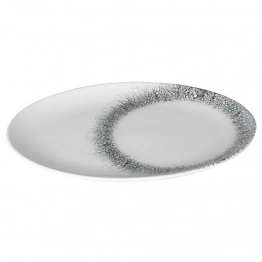 Πιατέλα Οβάλ Σερβιρίσματος Πορσελάνης 32x19εκ. Black Ice Kutahya Porselen KX89A724COR32KY