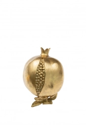 Ρόδι Polyester Χρυσό 9x8x18εκ. Zen Collection 24.6.50428