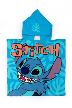 Πόντσο Παιδικό Microfiber 50x100εκ. Lilo & Stitch 92 Sky Blue Disney DimCol