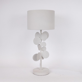 Φωτιστικό Επιτραπέζιο Μεταλλικό Λευκό 30x70εκ. ESTHETI 814-40015