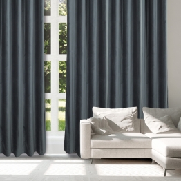 Κουρτίνα Με Τρούκς Polyester 140x270εκ. Curtain Line 2231 Μπλε Das Home