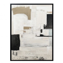 Πίνακας Χειροποίητος Σε Καμβά Mdf-Ps Plastic Πολύχρωμος ESPIEL 60x3,8x80εκ. FAL425