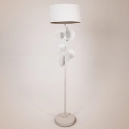 Φωτιστικό Επιδαπέδιο Μεταλλικό Λευκό 40x151εκ. ESTHETI 814-80003