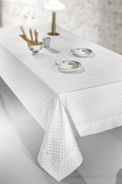 Τραπεζομάντηλο Polyester 160x220εκ. Horizon White Guy Laroche