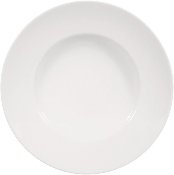 Πιάτο Σπαγγέτι Πορσελάνης Meran Λευκό ESPIEL 27x5,5εκ. 001.167068K2