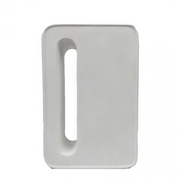 Βάζο Κεραμικό Κρεμ 17x7,5x25,5εκ. ESPIEL MAH109