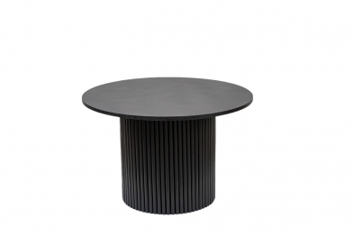 Τραπεζάκι Στρογγυλό Μαύρο 70x45εκ. Zen Collection 24.13.50254