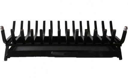 Σχάρα Σκέτη Σιδερένια Μασίφ 60x40εκ. Black