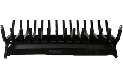 Σχάρα Σκέτη Σιδερένια Μασίφ 60x40εκ. Black