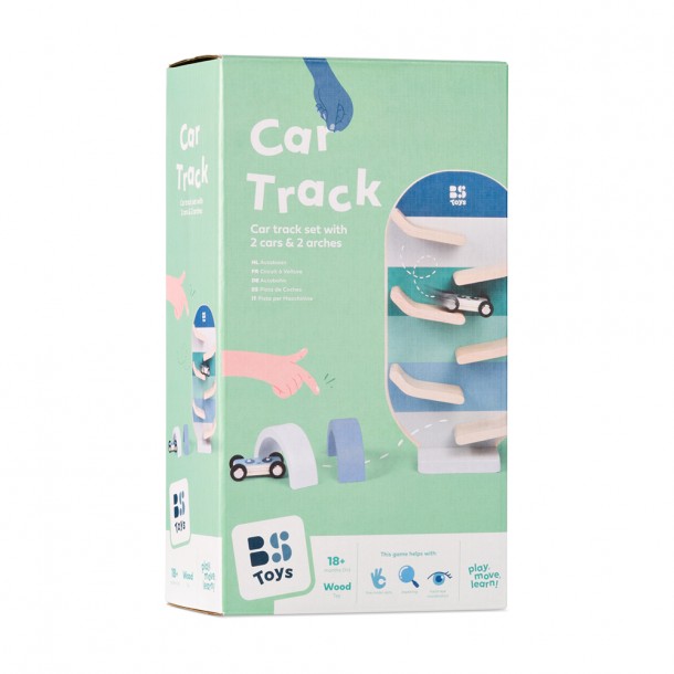 Ξύλινο Σετ Με Αυτοκινητάκια Bs Toys GA528