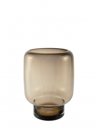 Βάζο Χειροποίητο Φυσητό Γυαλί Καφέ 19x25,5εκ. Zen Collection 25.43.52102