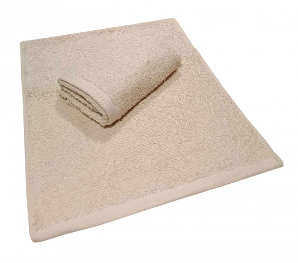 Πετσέτα Βαμβακερή Χειρός 30x50εκ. Beige Komvos Home 7001419-24
