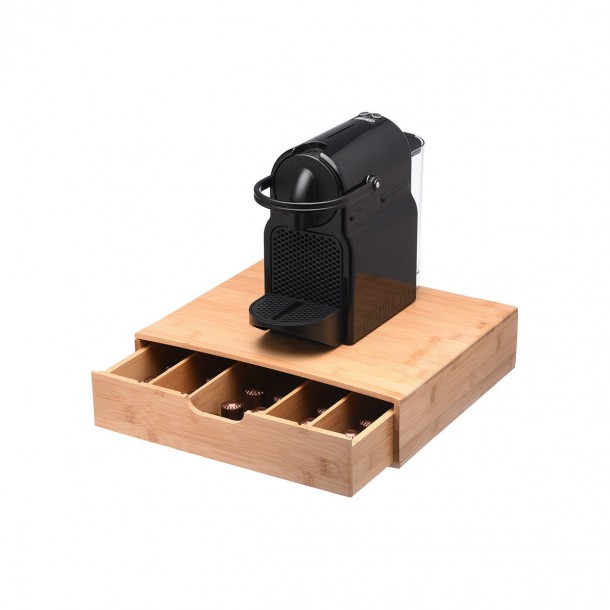 Βάση Για Κάψουλες Καφέ Espresso Bamboo Essentials 35,3x29x8,5εκ. Estia 01-19860