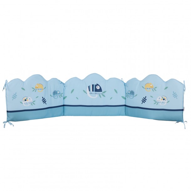 Πάντα Κούνιας Microfiber 45x195εκ. Digital Print Fun 4935 Μπλε Das Baby