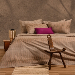 Σετ Σεντόνια Polycotton King Size Με Λάστιχο 180x200+32εκ. Tundra Beige Casual Line Mini Melinen 20003666