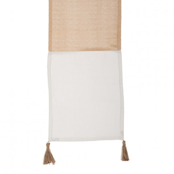 Runner Υφασμάτινο Λευκό-Κρεμ 32x150εκ. iliadis 91742