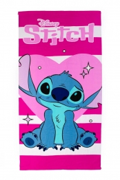 Πετσέτα Θαλάσσης Παιδική Microfiber 70x140εκ. Lilo & Stitch 87 Fuchsia Disney DimCol