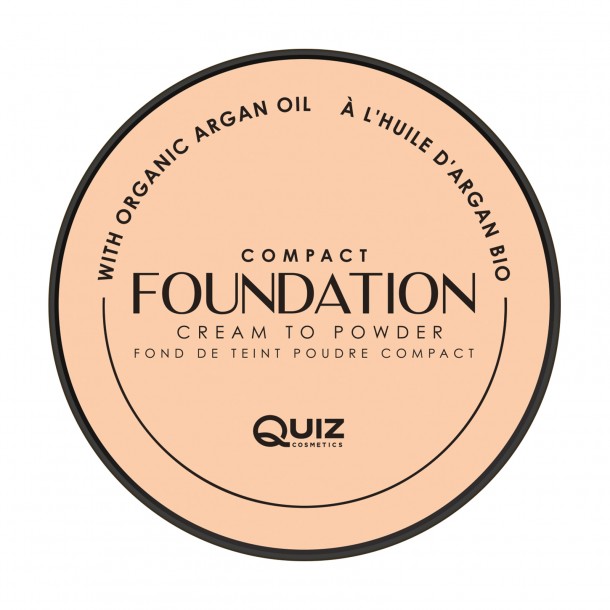 Foundation Compact Cream To Powder Light 10gr QUIZ 1313CREAMF-1