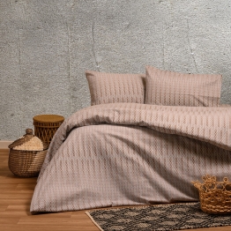 Παπλωματοθήκη Φανελένια Υπέρδιπλη 225x245εκ. Tundra Grey Winter Line Mini Melinen 20004014