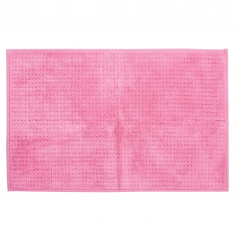 Ταπέτο Μπάνιου Αντιολησθητικό Βαμβακερό 70x110εκ. Bathmats 0762 Ροζ Das Home