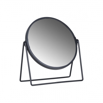 Καθρέπτης Επιτραπέζιος Με Μεταλλική Βάση Μαύρος 18,5x7,5x20,5εκ. Estia 02-34016