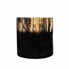 Βάζο Γυάλινο Μαύρο-Χρυσό Φ18x25εκ. Art Et Lumiere 40320