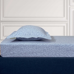 Σεντόνι Μεμονωμένο Polycotton Μονό Με Λάστιχο 100x200+35εκ. Loft 2288 Baby Blue Greenwich Polo Club