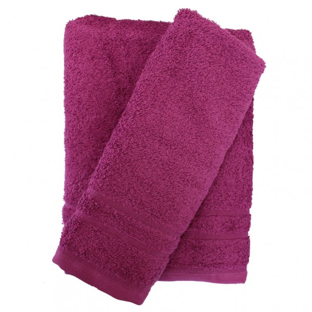 Σετ πετσέτες 2τμχ 500gr/m2 Sena Purple 24home	