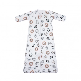 Υπνόσακος Βαμβακερός Με Αποσπώμενα Μανίκια 2.5Tog 2-5 Ετών/90-115εκ. Animal Multicolour Meyco MEY-515056