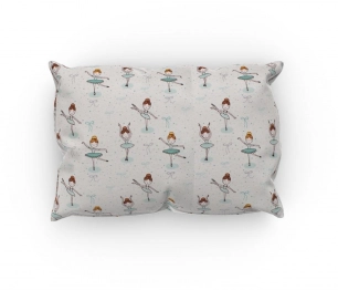 Μαξιλαροθήκη Φάκελος Φανελένια 50x70εκ. Μπαλαρίνα 166 Green DimCol