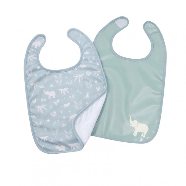Σετ 2τμχ Σαλιάρα-Ποδιά Green Tropic Baby To Love BTL304065
