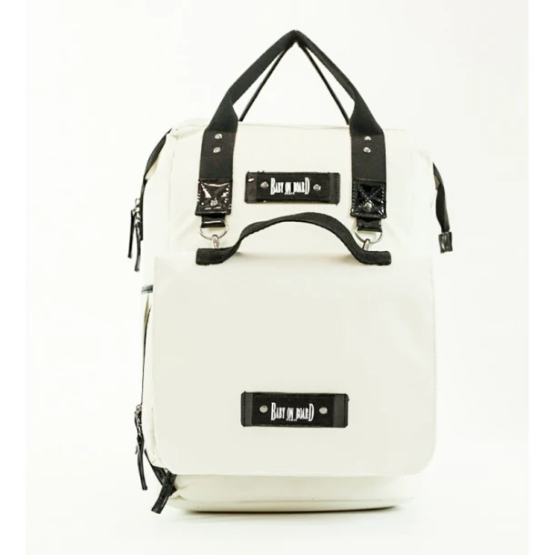 Τσάντα Backpack 27x16x44εκ. Με Αλλαξιέρα EVA Camille Ivory BoB Paris BOB-300100_001