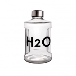 Μπουκάλι Νερού Γυάλινο Διάφανο 900ml H2O  Max Home ZT18QKHGS