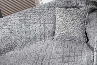 Διακοσμητική Μαξιλαροθήκη Polycotton Chenille Monte Grey 50x50εκ. Guy Laroche