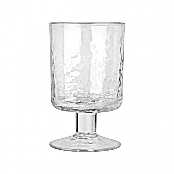 Ποτήρι Κρασιού Γυάλινο Σφυρήλατο Διάφανο Forge 340ml-7,9x7,9x13εκ. Estia 07-36768