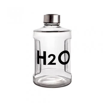 Μπουκάλι Νερού Γυάλινο Διάφανο 900ml H2O  Max Home ZT18QKHGS