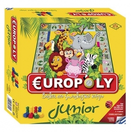 Επιτραπέζιο Παιχνίδι Europoly Junior 27x27εκ. ΕΠΑ 69-141