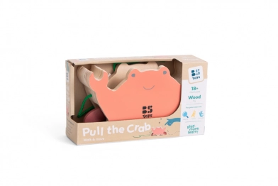 Τρεχαλίτσα Ξύλινη Καβουράκι BS Toys GA500