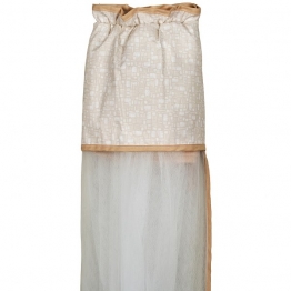 Κουνουπιέρα Λίκνου Nylon-Βαμβακερή 160x360εκ. Elephant Εκρού 85223