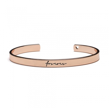 Βραχιόλι-Χειροπέδα Forever Rose Gold Proud Mama PM-519