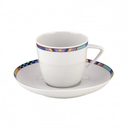 Σετ 6τμχ Φλυτζάνια Τσαγιού Πορσελάνης Bianca WM Collection 200ml N30593