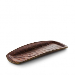 Πιατέλα Σερβιρίσματος Γόνδολα Μελαμίνης Chestnut Hybrid ESPIEL 33,5x13,5x3εκ. HWD784K48-6