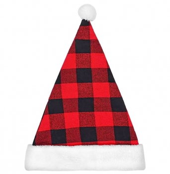 Σκούφος Χριστουγεννιάτικος Καρώ 28x37εκ. Xmas fest 93-3962