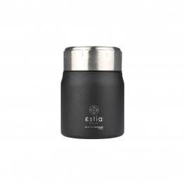 Θερμός Lunch Pot Ανοξείδωτο Midnight Black Save The Aegean Estia 500ml-10x10x14εκ. 01-21658