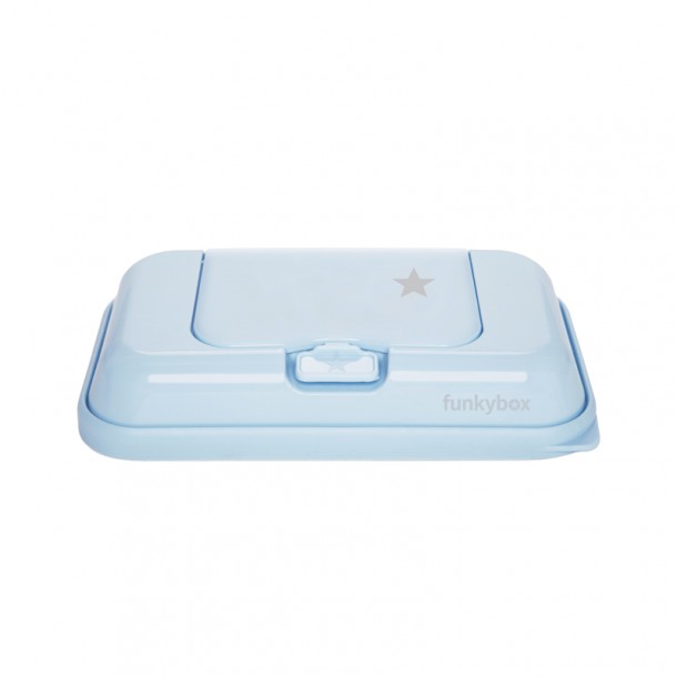 Θήκη Για Μωρομάντηλα To Go Pale blue Little Stars Funkybox FBTG42